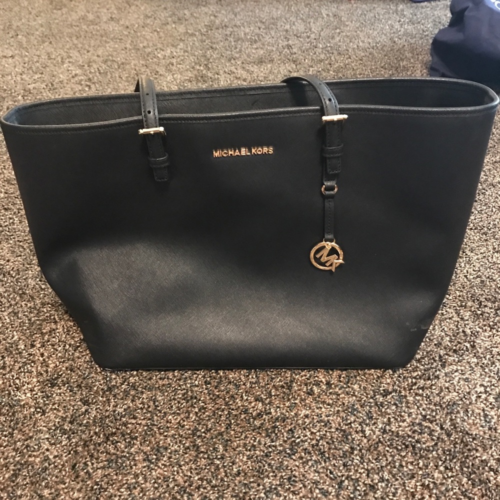 Michael Kors saffiano leather tote